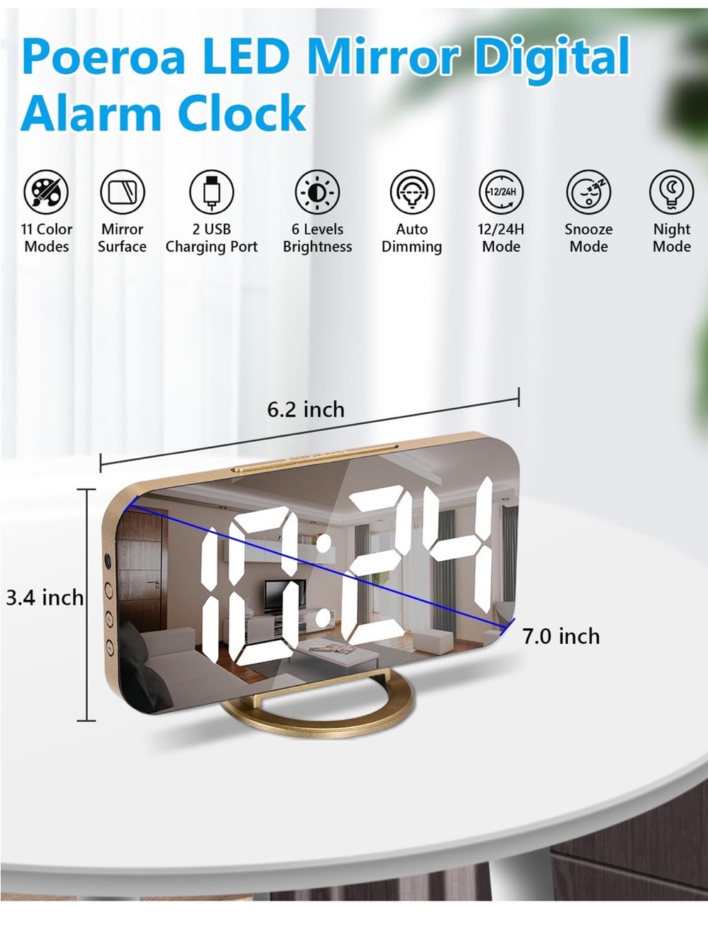 Digital Alarm Clock - Picture 6 of 7